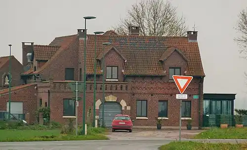 Carrefour de l'Arbre, juste avant l'entrée du secteur