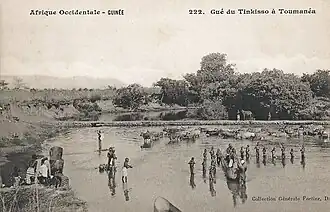 Gué du Tinkisso à Toumanéa.