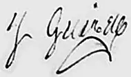 signature de Jules Guérin (1845-1898)
