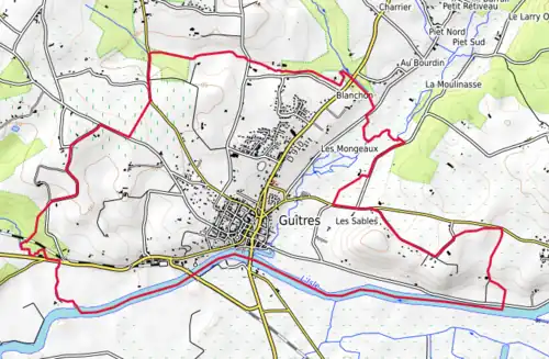 Carte topographique.