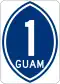 Bouclier de la route 1 de Guam