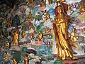 Le bodhisattva Avalokitesvara Guanyin, représentation chinoise au temple Da Ci'en, à Xi'an, d'époque Tang près de la Grande pagode de l'oie sauvage.