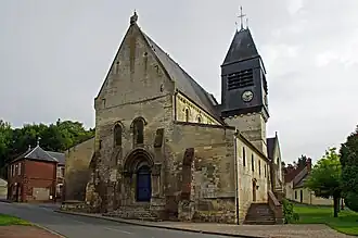 Façade de l'église.