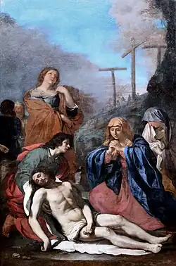 La Pietà, huile sur toile, Le Guerchin (1640)