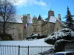 Panorama du site en hiver.