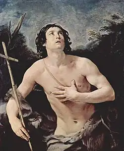 Saint Jean Baptiste, par Guido Reni (1635-1640).