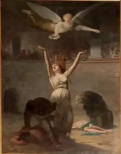 Le Martyre de sainte Blandine (1863, huile sur toile, 291&nbsp;×&nbsp;250&nbsp;cm, Église Saint-Saturnin d'Argelès-Gazost).