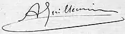 signature d'Auguste Guillemin