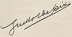 signature de Léon Guillot de Saix