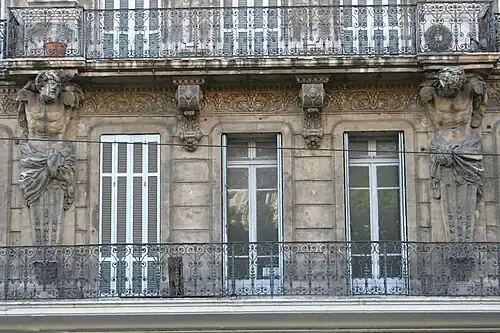Atlantes, Marseille, no&nbsp;104 de la Canebière.