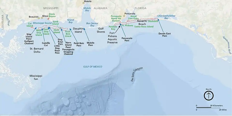 Carte de la zone protégée