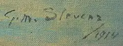 signature de Gustave Max Stevens