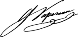 signature de Gustave Vapereau
