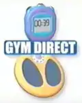 Logo de Gym Direct du 2 avril 2005 à septembre 2006.