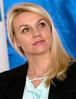 Hélène Laporte, no&nbsp;2 sur la liste.