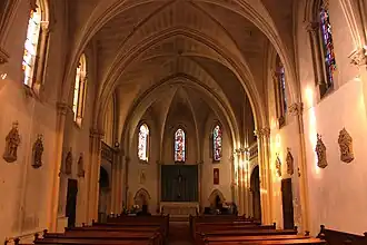 Intérieur de l'église.