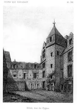 Tourelle et aile sud.