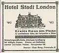 Hôtel Stadt London