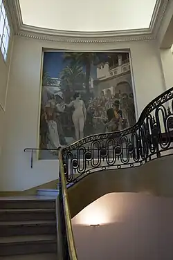 L'escalier principal et le Bain de la Padilla (par Paul Gervais, 1898).