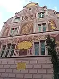 Façade sud de l'hôtel de ville.
