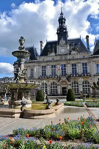 photographie de la façade de la mairie de Limoges