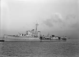 illustration de HMS Blackmore (L43)