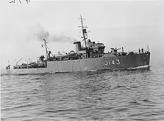 illustration de HMS Bootle (J143)