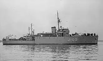 illustration de HMS Brixham (J105)