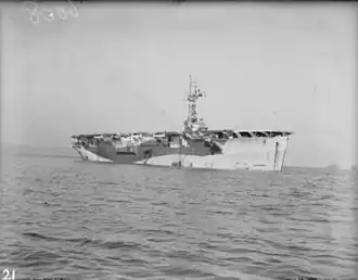 illustration de HMS Campania (D48)