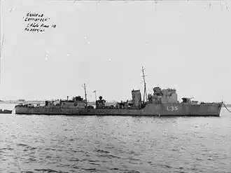 illustration de HMS Cattistock (L35)