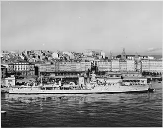 illustration de HMS Corunna (D97)