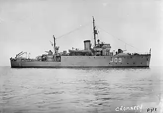 illustration de HMS Cromarty (J09)