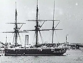 illustration de HMS Curacoa (1878)