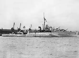 illustration de HMS Egret (L75)