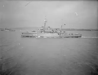 illustration de HMS Hebe (J24)