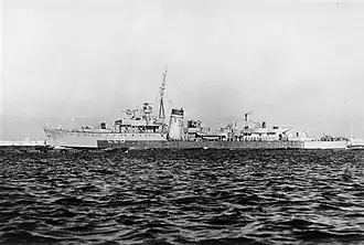 illustration de HMS Hurworth (L28)