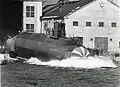 Le HMS Sjöhästen est lancé le 6 août 1968.