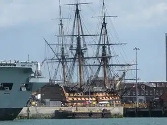 Le HMS&nbsp;Victory.