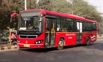 Autobus intercity de la compagnie Haryana Roadways