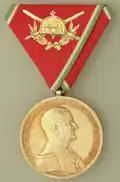 Médaille d'or pour officiers