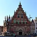 Halle aux viandes de Haarlem (Pays-Bas), de style Renaissance tardive néerlandaise.