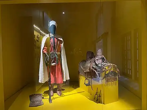 Exposition présentant des éléments concernant la tbourida.