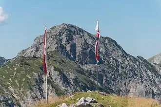 Vue du Hahnkampl du Lamsenjochhütte.
