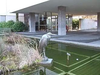 Héron d'Hainard dans son bassin en 2007