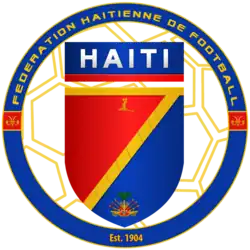 alt=Écusson de l' Équipe d'Haïti