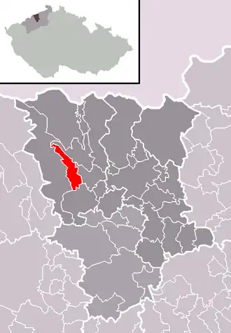 Localisation de Háj u Duchcova