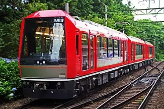 Rame composée d'une rame série 3100 et d'une rame série 3000.