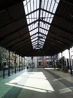 La Halle vue de l'intérieur