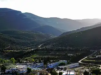 Hammam Essalhine au fond des Aurès.