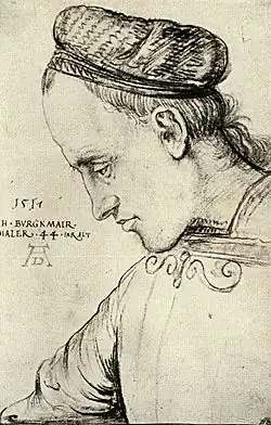 Portrait de Hans Burgkmair (1473-1531), par Albrecht Dürer.